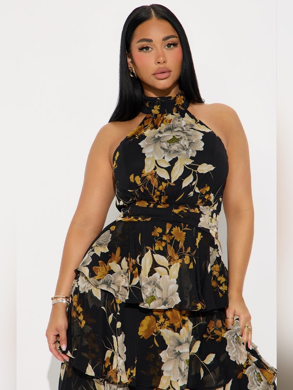 Fashion Nova Floral Maxi Dress - Picture 2 of 9